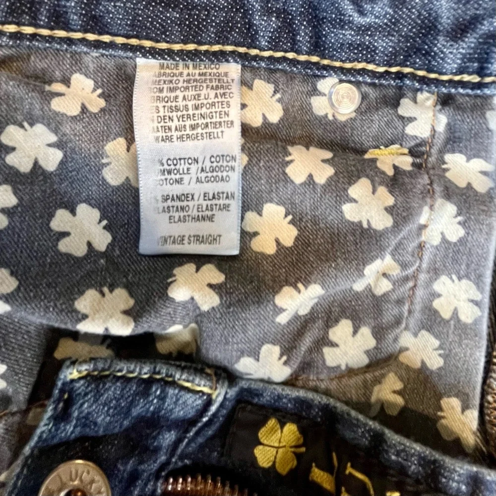 Men’s Vintage Lucky Brand Jeans by Gene Montesano Short Inseam, Hipster Size 33 - Picture 7 of 10